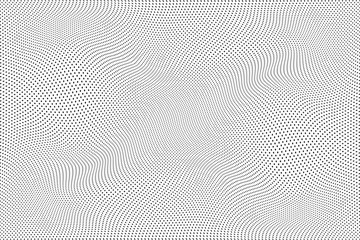 Poster - Half tone dots abstract background. Vector pixels illustration. 