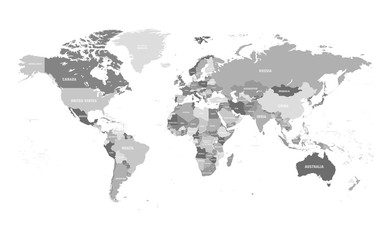 Wall Mural - map of world