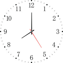 clock face blank , Vector illustration