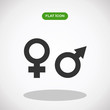 © nikvector - Male and female symbol set . Vector illustration