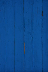 old blue boards. vintage blue background from old boards. wood texture for design.