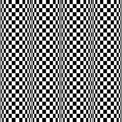 Wall Mural - seamless op art checkerboard background pattern