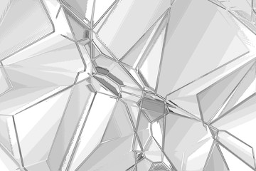 Wall Mural - Abstract background of polygons.