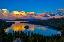 Sunset In Emerald Bay, South Lake Tahoe
