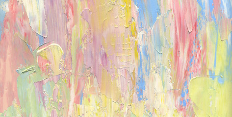 Pastel color abstract background.  Natural texture of oil paint. High detail.