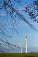 Canvas Print - éolienne vent energie vert environnement