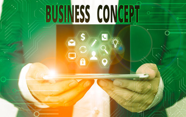 Poster - Word writing text Business Concept. Business photo showcasing approach to marketing or delivering an existing product