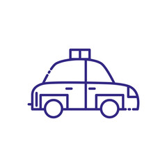 Sticker - Isolated taxi icon vector design