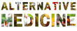 © MAXSHOT_PL - Inscription Alternative Medicine Transparent background.