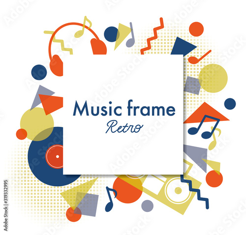 ポップな音楽フレーム白 Buy This Stock Vector And Explore Similar Vectors At Adobe Stock Adobe Stock