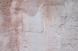 © Mirror-images - ribbed trowel markings and pattern on cement textured ready for adding adhesives and marble or tiles