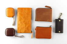 A Collection Of Leather Goods