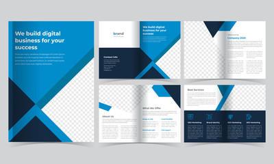 Wall Mural - corporate business brochure template