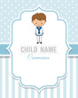 © sonia - My first communion  boy. Space for text