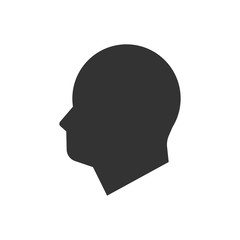 Sticker - Human head icon