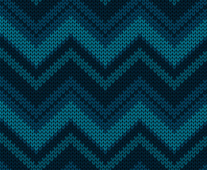 Wall Mural - Seamless vector knitted texture