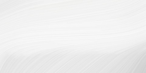 Fototapete - artistic flowing art with modern soft swirl waves background illustration with white smoke, light gray and pastel gray color