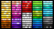 Metal and Color Gradient Collection of Swatches