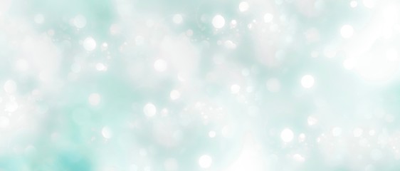 Wall Mural - abstract christmas background banner - pastel background with bokeh lights