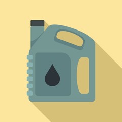 Sticker - Auto motor oil icon. Flat illustration of auto motor oil vector icon for web design