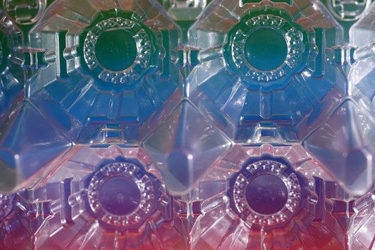 Graphic elements photographed in the studio with flash light