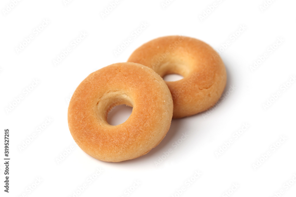 バタークッキー ビスケット お菓子 白背景 Background Canvas Print Backgrou Arancio