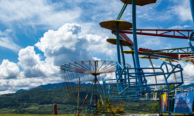 Sticker -  Fun fair in the mountains of Boisoara, Romania