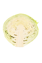 Wall Mural - Ripe cabbage isolated on white background