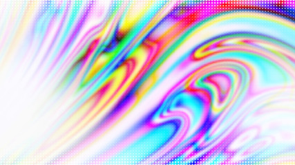 Wall Mural - Abstract holographic wavy lines. Background for banner headline, presentation, corporate identity, flyer, poster, cover backdrop, wallpaper. Vector EPS10. Not trace, include mesh gradient only