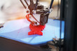 © xiaoliangge - Automatic three dimensional 3D printer machine printing plastic model of fish skeleton