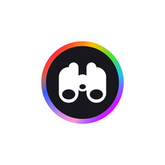 Sticker - Binoculars -  App Icon