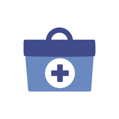 medicine drug kit flat style icon