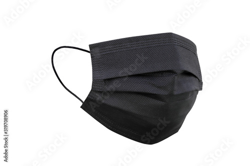 Fotomural Doctor mask and corona virus protection isolated on a white background