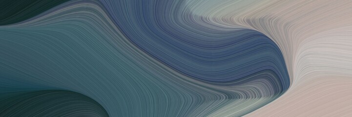Aufkleber - moving header with dark slate gray, dark gray and very dark blue colors. dynamic curved lines with fluid flowing waves and curves
