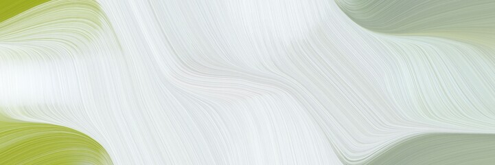 Poster - artistic header design with lavender, dark gray and yellow green colors. dynamic curved lines with fluid flowing waves and curves