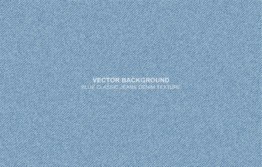 Vector background Blue jeans classic denim texture - background for copy space for text