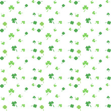 Green Four And Three Leaf Clover