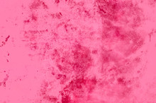 Bright Pink Grunge Background Wall Texture Imitation. Concept For Valentine's Day.