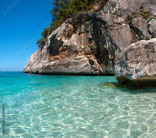 Fotomural Sardegna, l'incantevole costa di Cala Goloritze, Baunei, Italia