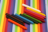 Fototapeta Tęcza -  crayon photography for kids coloring