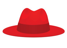 Red Hat Band. Vector Illustration