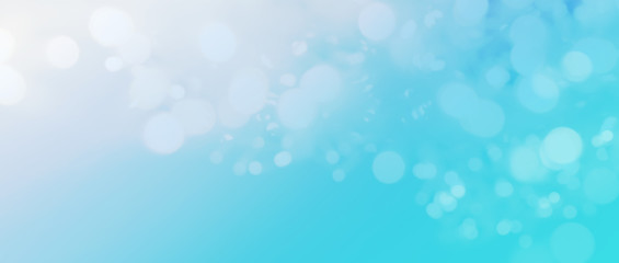 light blue bokeh background