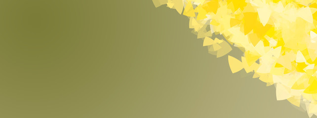 Wall Mural - Abstract yellow background with space for text. Beautiful banner concept