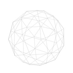 Wall Mural - render lines globe