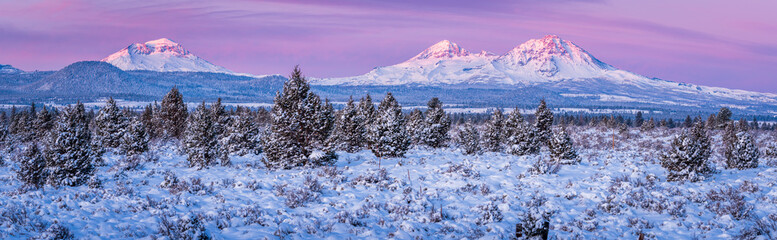 Sticker - Sunrise Panorama - Bend Oregon