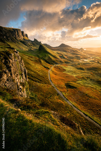 Fotografía Beautiful sunrise at the Quiraing