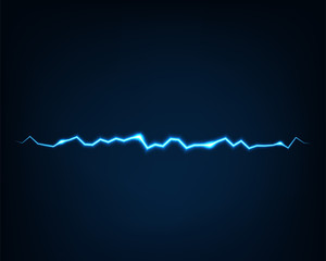 abstract background vector electric light. spark flash effect. bright curved line. neon glowing curv