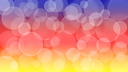 Poster - Festive background with defocused lights. Color bokeh abstract light background illustration.