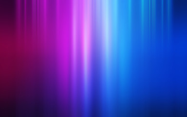 Leinwandbilder - Dark blue abstract background with ultraviolet neon glow, blurry light lines.