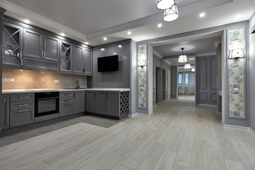 kitchen living room